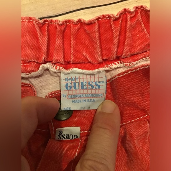Vintage baby guess by George’s Marciano baby red & white skirt 24 months - Picture 4 of 6